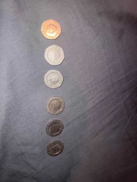 rare 20p coin no date