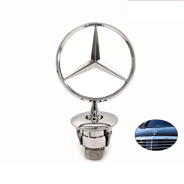 Set Di 4 Copriperno Blocca Porta In Alluminio Per Mercedes-Benz: W205, W166, W213, GLC, GLE, Vito (Argento)
