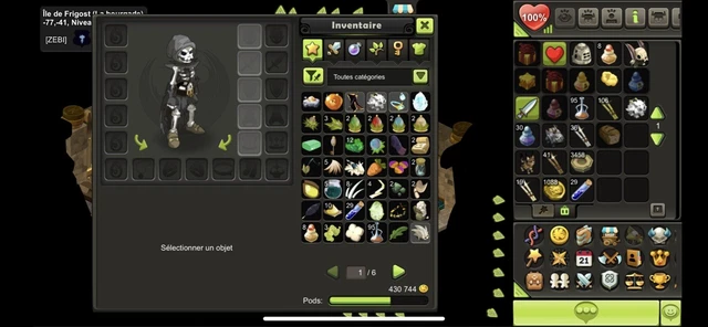 Compte Dofus Touch Android – 5 Persos 200 + 4 De 130-190 – DDM / Domakuro – Full Parcho
