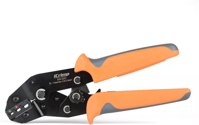 iCrimp Crimping Tool 0.25-2.5mm2 Ratchet Crimping Plier Wire Crimper for Insula