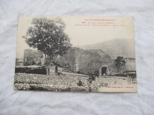 CPA Auvergne Vue d'ensemble des ruines du Chateau FRANCE (1288629