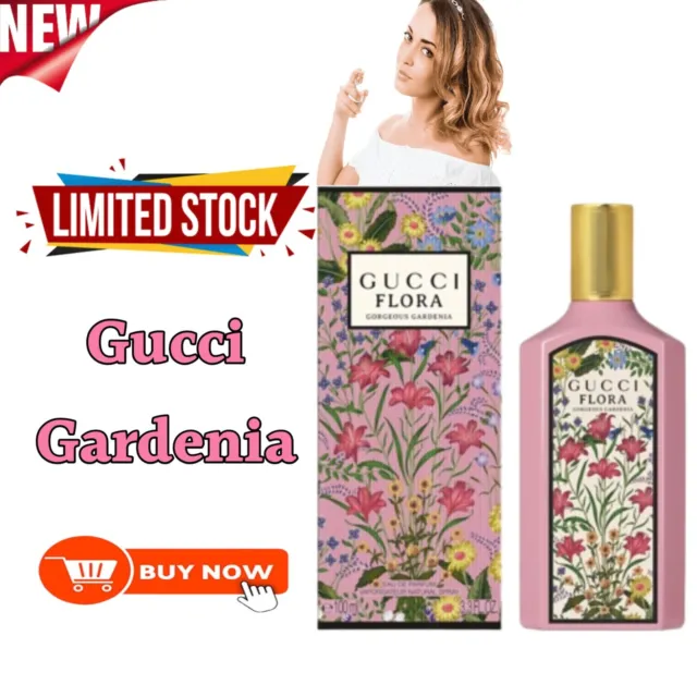 Precioso perfume para mujer Gucci flora gardenia 3,4 fl oz EDP nuevo paquete envío gratuito 2