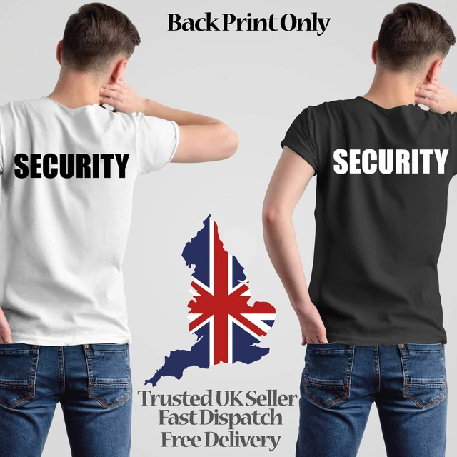T-Shirt sicurezza T-SHIRT - GUARDIA DEL CORPO PERSONALE LAVORO FANTASIA ABITO MAGLIETTA