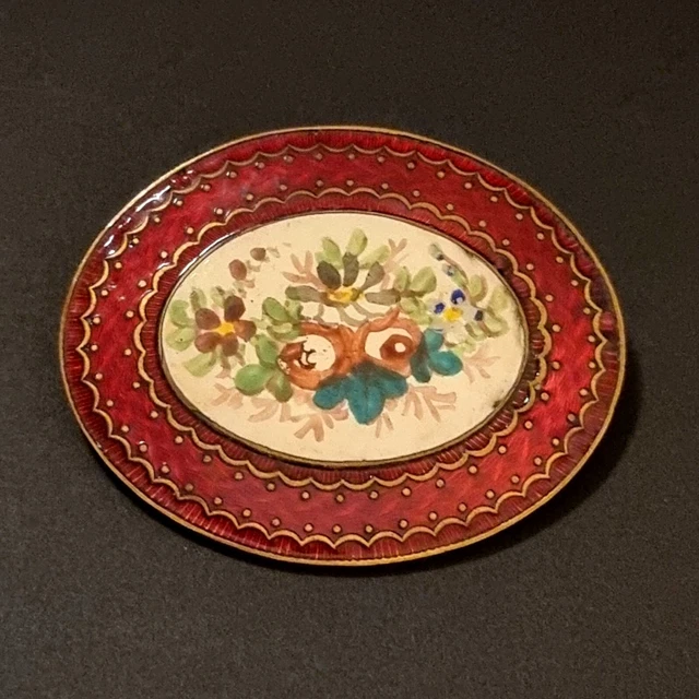 Broche Pince à Foulard Vintage Laiton - Motif Ange Art Déco