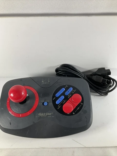 Nintendo NES QuickShot Manette de Jeu Arcade Manette Bâton QS-128N