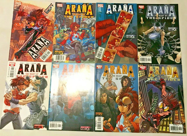 Arana Heart Of The Spider#1-10 Nm High Grade Lot 2005 (8 Books) Marvel Comics
