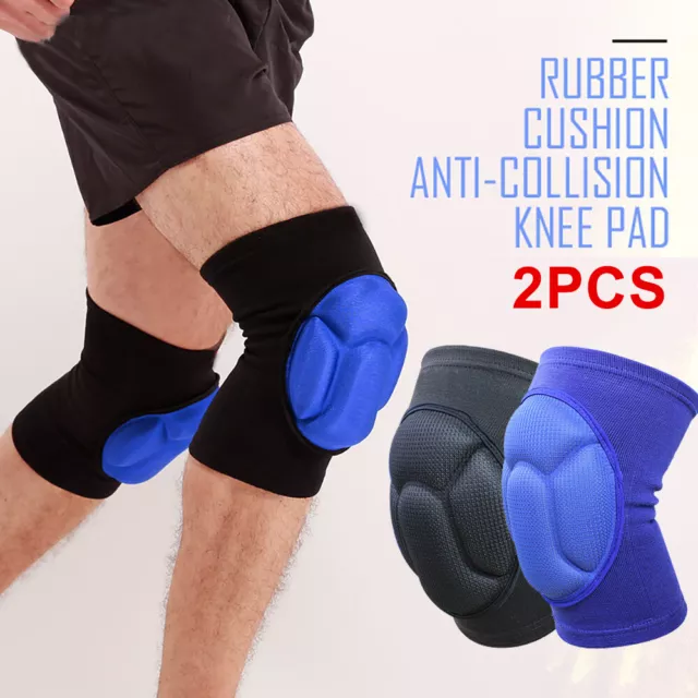 2x Knee Pad Brace Crashproof Sleeve Leg Support Protector Gear Guard