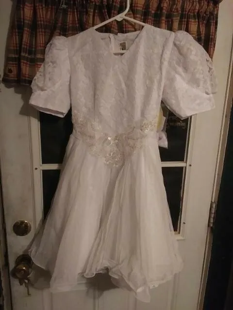 pageant dress white size 12