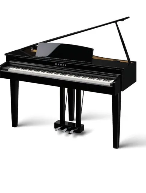 Kawai DG30 Digital Baby Grand Piano with bench Polished Ebony