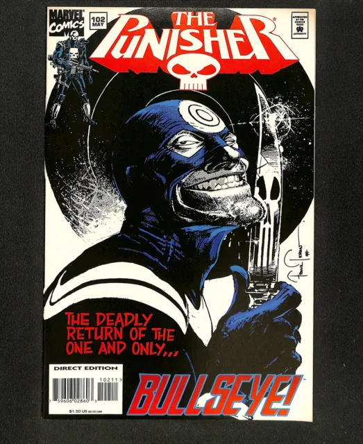 Punisher #102 Bullseye Appearance! Marvel 1995