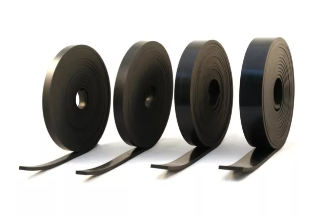 Rubber Strip 8mm Thick x 5m Long: Black General Purpose Solid Neoprene Rubber