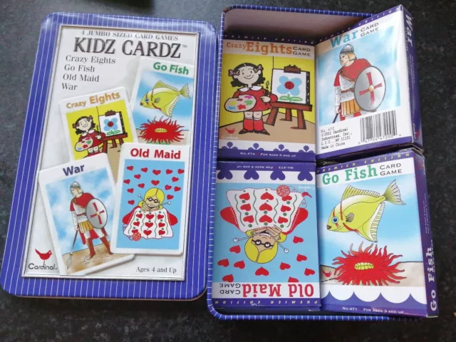 3 Familienkartenspiele Kidz Cardz 4 Kartenspiele Fussball Trivia & Britische Trivia 2