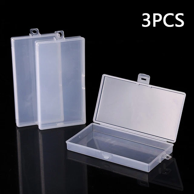 Storage Box Rectangle Jewelry Holder Organizer Earrings Necklaces Beads