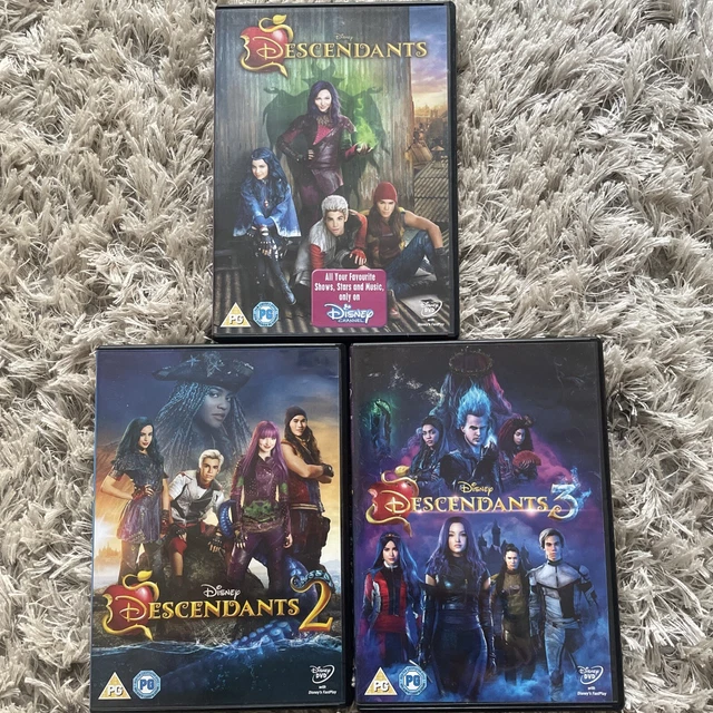 DISNEY DESCENDANTS DVD S 3 Movie Collection Bundle Free Shipping £6