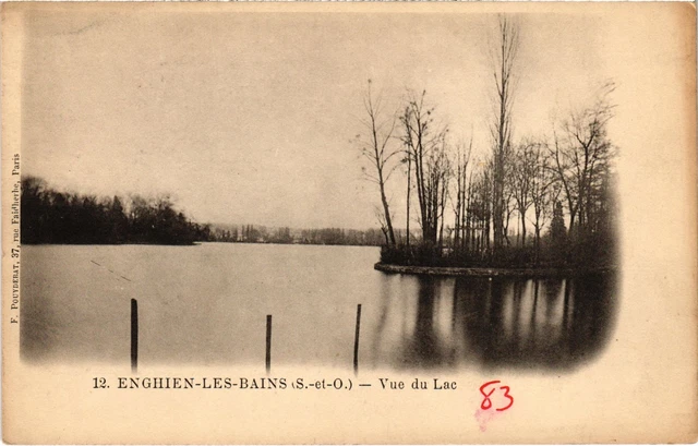CPA Enghien les Bains Vue du Lac FRANCE (1308503)