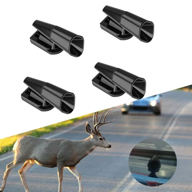4PCS Deer Whistle for Car Deer Whistles Silver Deer Whistles Removable Deer  Alert for Vehicles Animal Alert for Cars Motorcycles Include Ultrasonic  Wind Whistle Car Safety Accessories 