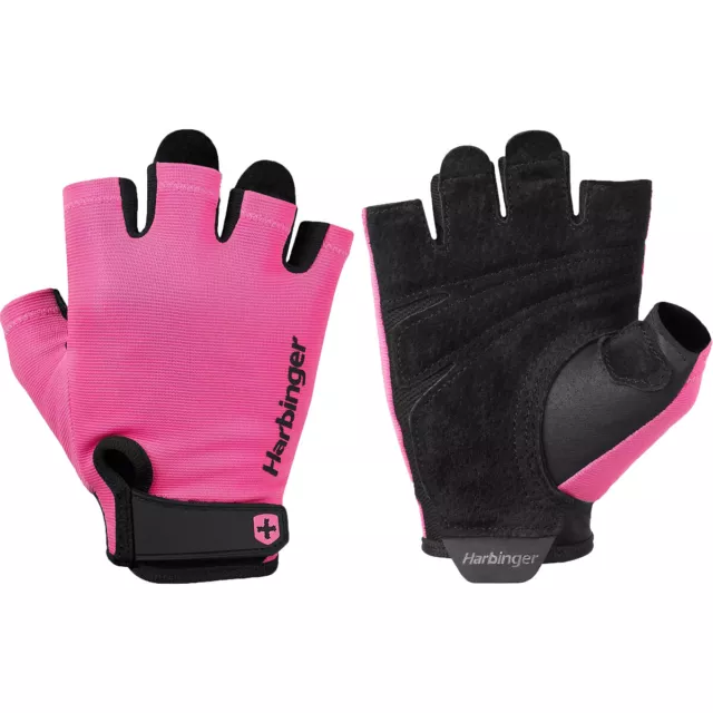 Harbinger Unisex Power Weight Lifting Gloves - Pink