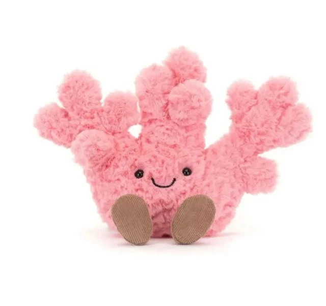 JELLYCAT AMUSEABLES CORAL Plush Doll Tags+Dust Bag 14CM Free Post NEW ...