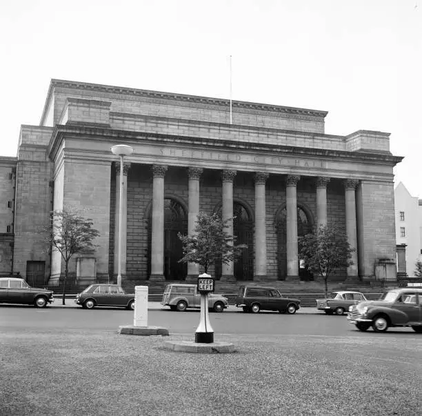 Sheffield City Hall South Yorkshire 11th July 1965 Historic Old Photo 1