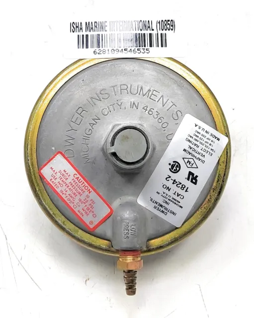Dwyer Instruments Inc.1824-2 Pression Interrupteur 6535
