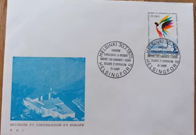 Briefmarken Ersttagsbrief Helsinki 1975