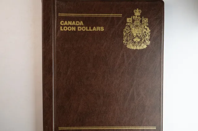 RARE 46-Coin Lot of Canada Loon Dollars 1987-2020 in Guardmaster Album