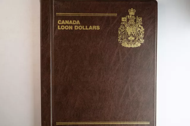 RARE 46-Coin Lot of Canada Loon Dollars 1987-2020 in Guardmaster Album