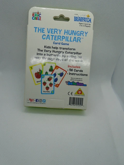 THE VERY HUNGRY Caterpillar Kids Card Game ages 3 & Up NEW SEALED £9.30 ...