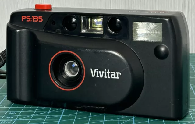 Vivitar PS:135 Point & Shoot 35mm Film Camera Tested Working