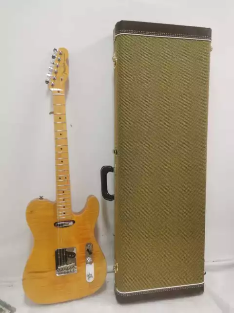 [EXCELLENT] RARE FENDER USA Select Carved Maple Top TELECASTER #HM956