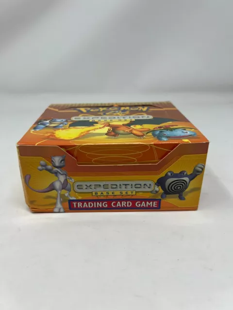 EMPTY expedition  WOTC Booster Box (NO POKEMON CARDS) dented corner