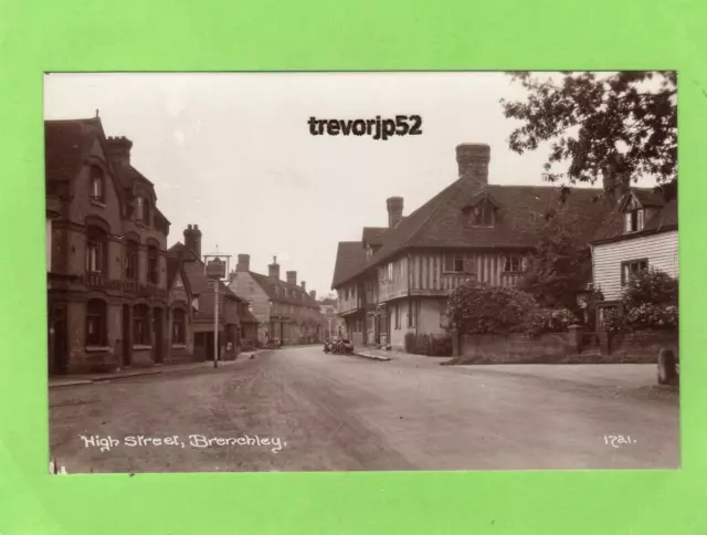 High Street Brenchley old Palace Nr Tunbridge Wells unused RP pc   Ref A805