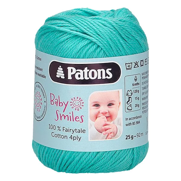 Patons Märchen Baumwolle 4-lagig - 25g Kugeln - 4-lagiges Strickgarn * VERKAUF UVP £3,15!*