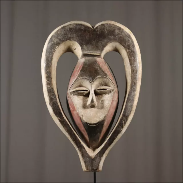 62986) Maske Kwele Gabun Afrika Africa Afrique mask masque ART KUNST