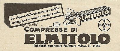 Bayer W3664 Bayer Advertising Publicité 1935 Comprimés De Elmitolo 