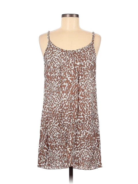Krista Lee Women Brown Casual Dress S