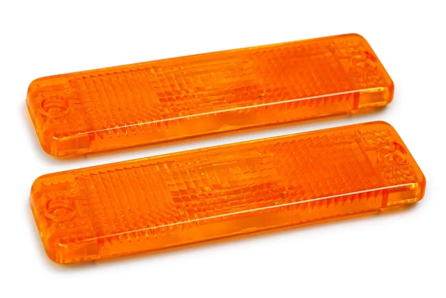 VW Caddy MK1 set lenti indicatore anteriore arancione 82-92 ripetitore piccolo paraurti