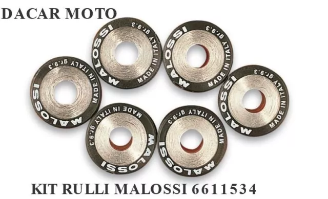 Set Rollen MALOSSI 20X14,6 Gr 17,5 Honda Sh 125/150 2020> Für Variator Ovp