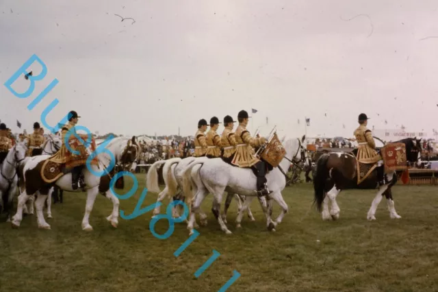 Household Cavalry parade Lincolnshire Show 1970's original 35 mm Slide grass pad