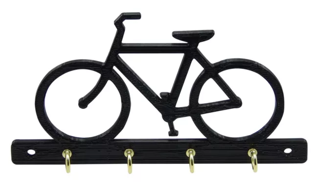 Bike Bicycle Key Rack Hooks Hanger Holder Entryway Home Storage Wall Mounted