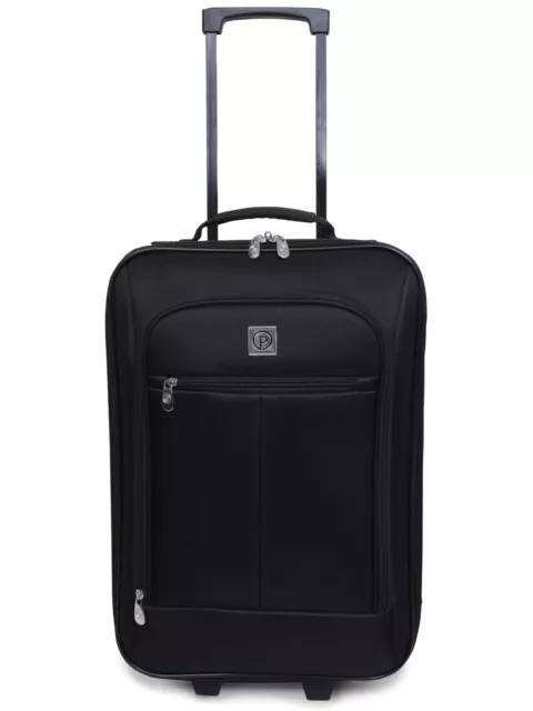 Pilot Case 18" Softside Carry-on Luggage, Black