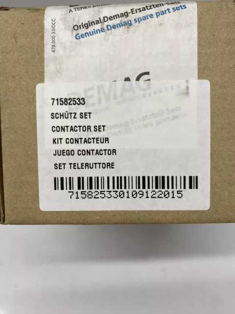 DEMAG contactor set DC-Pro and Com, DCM, size 1-15, 71582533  (AM46) 2
