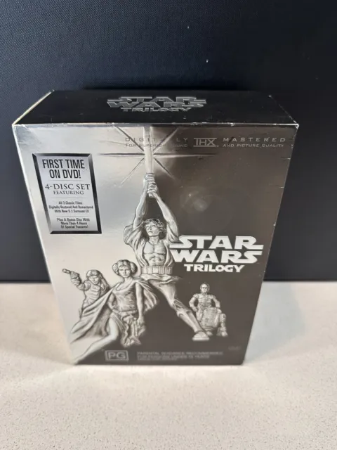 Star Wars Trilogy DVD Boxset - 3 Films + Bonus Special- Free Postage