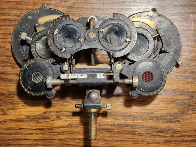 Ski-Optometer Optical Phoropter Early American Scientific Optometrist Technology