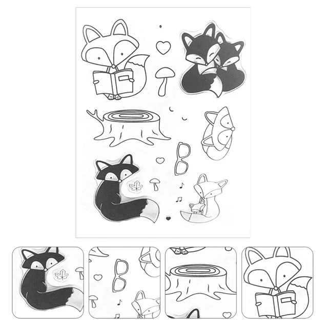 Tampons Transparents Clear Stamps Thème Musique Notes - Set Pour Scrapbooking, Cartes Et DIY 10x10 Cm