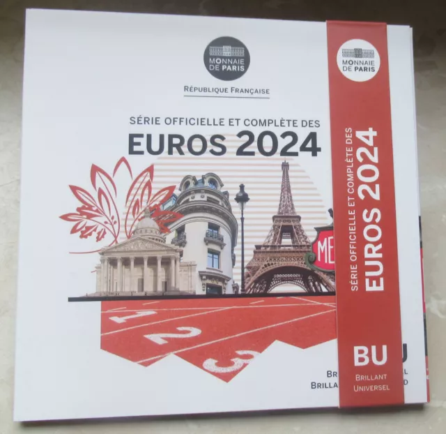 Frankreich 2024  offizieller KMS  in BU, 3,88 Nominal