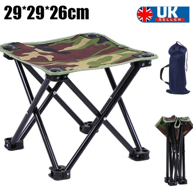 Mini Portable Outdoor Folding Stool Camping Fishing Picnic Travel Chair Seat New