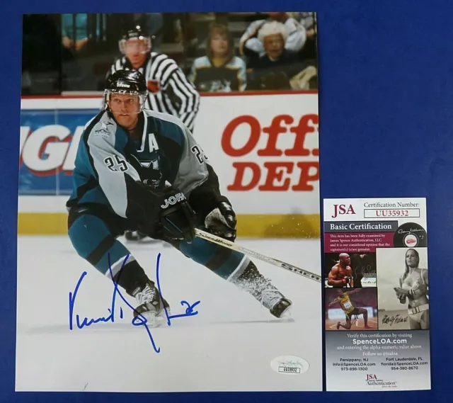 Vincent Damphousse SIGNED 8x10 PHOTO ~ NHL Hockey Autograph ~ JSA UU35932