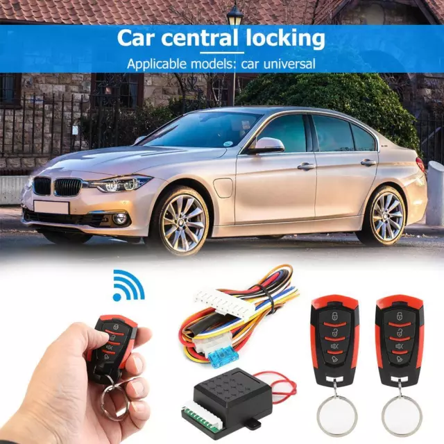 Remote Central Door Lock Auto Keyless Entry Alarm System Central Locking Kit 401 3