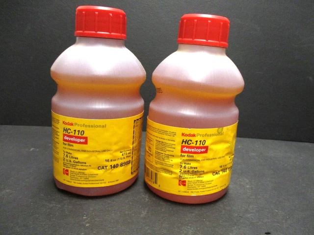 Kodak HC-110 desarrollador 16 oz nuevo stock antiguo caducado concentrado original